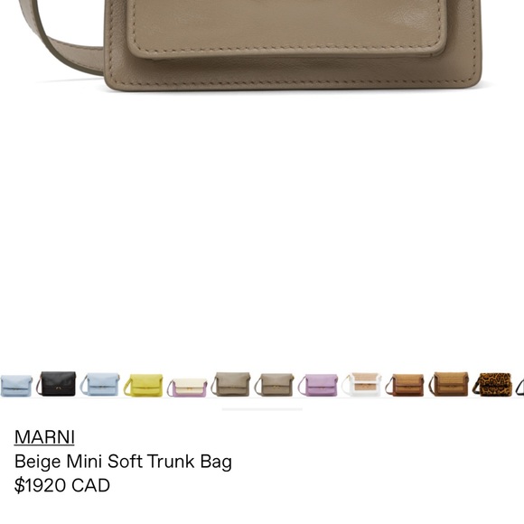 Marni Trunk bag in leather - Picture 8 of 17